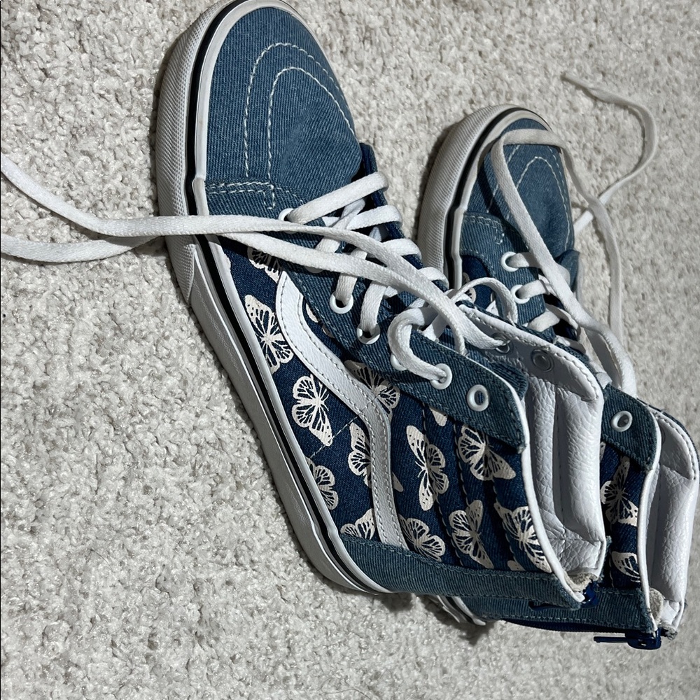Vans Kids Denim Butterfly High-Tops